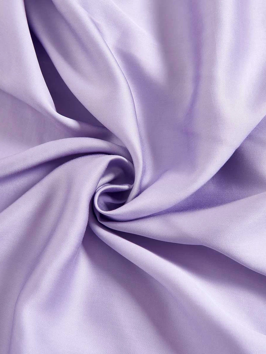 Orchid Purple Solid Color TENCEL™ Lyocell Fitted Sheet 4 Orchid Purple Solid Color TENCEL™ Lyocell Fitted Sheet - Image 2