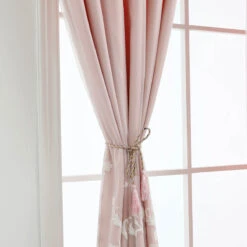 Rosey Breeze Floral Double Layer Curtain -qbedding store PiloMio Goose Down Memory Foam Dual Pillow 7