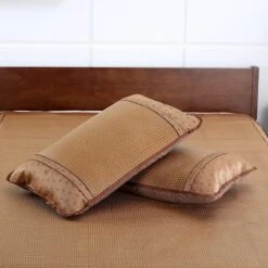 Plaid Bing Si Rattan Pillow Sham 11 Plaid Bing Si Rattan Pillow Sham -qbedding store Plaid BgSi Rattan Sham 3