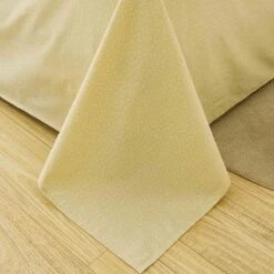 Psi-Tender Yellow Pattern Cotton Flat Sheet -qbedding store Psi Tender Yellow Pattern Cotton Flast Sheet 6