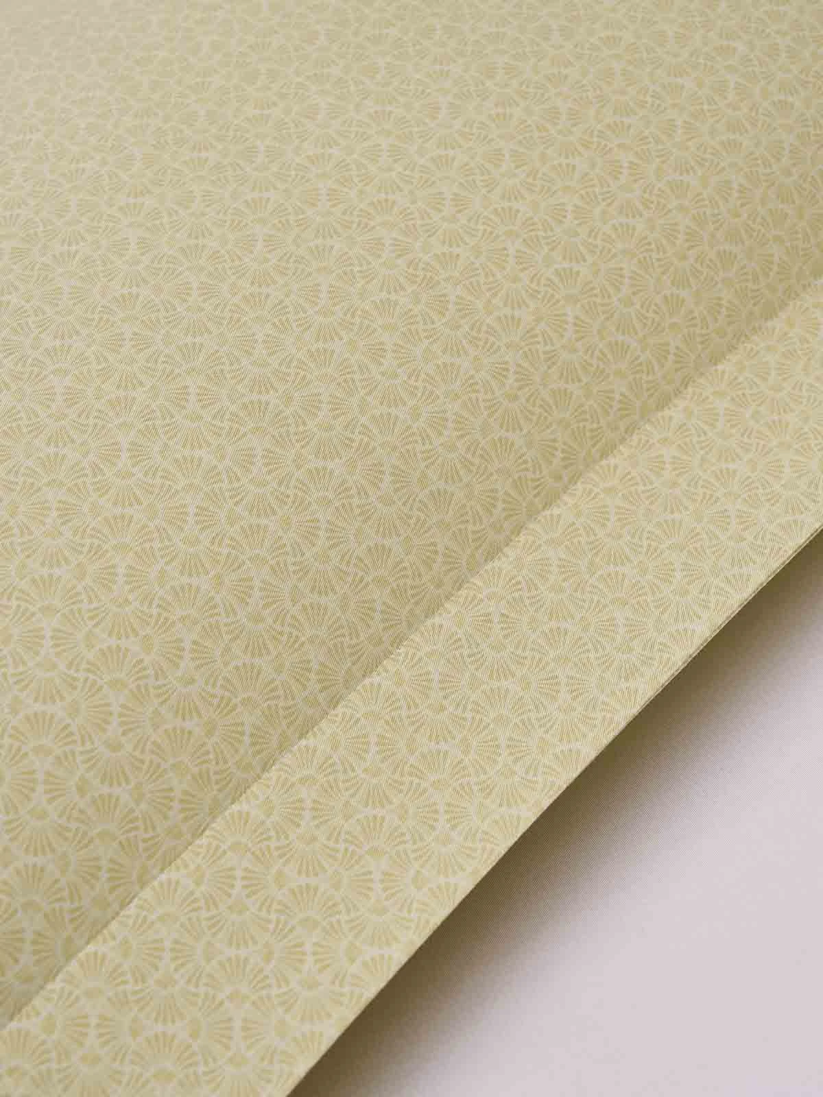 Psi-Tender Yellow Pattern Cotton Pillow Sham 4 Psi-Tender Yellow Pattern Cotton Pillow Sham - Image 2