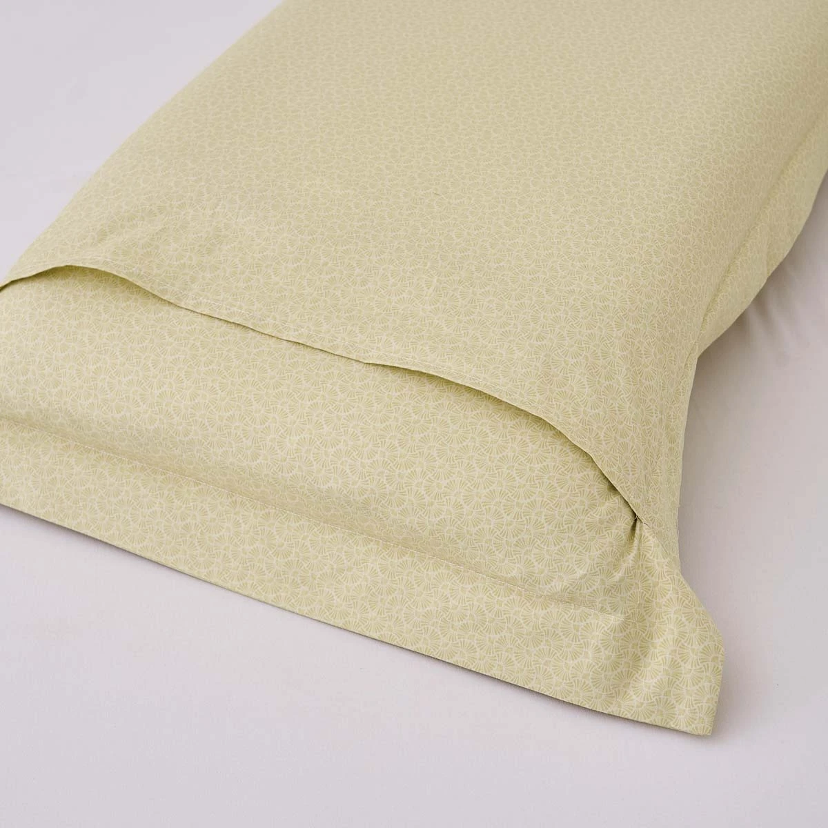 Psi-Tender Yellow Pattern Cotton Pillow Sham 14 Psi-Tender Yellow Pattern Cotton Pillow Sham - Image 12