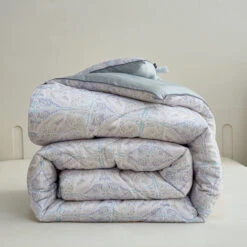 Ramona Pattern TENCEL™ Lyocell All Season Comforter -qbedding store Ramona Tencel All Season Comforter 13