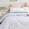 Ramona Pattern TENCEL™ Lyocell All Season Comforter -qbedding store Ramona Tencel All Season Comforter 1 2