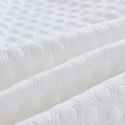 Solid White Quilted Cotton Mattress Topper 15 Solid White Quilted Cotton Mattress Topper -qbedding store Solid White Quilted Cotton Mattress Topper 8