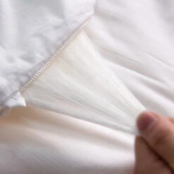 Solid White All Season Silk Duvet Insert -qbedding store Solid White Silk 10