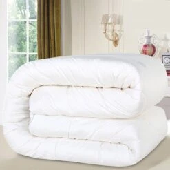 Solid White Extra Weight Australian Wool Winter Duvet Insert 11 Solid White Extra Weight Australian Wool Winter Duvet Insert -qbedding store Solid White Wool 11
