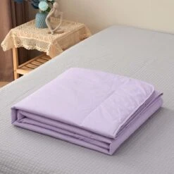 Theta Lilac Purple Pattern Cotton Light Comforter -qbedding store Theta Lilac Purple Cotton 9