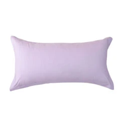 Theta Lilac Purple Pattern Cotton Pillow Sham -qbedding store Theta Lilac Purple Pattern Cotton Pillo 4