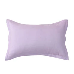 Theta Lilac Purple Pattern Cotton Pillow Sham -qbedding store Theta Lilac Purple Pattern Cotton Pillo 4 a981f3c0 b03b 4c2a a817 c5fd87e1f7de