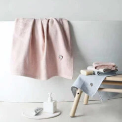 Luluko Jacquard Cotton Bath Towel -qbedding store Towel 4