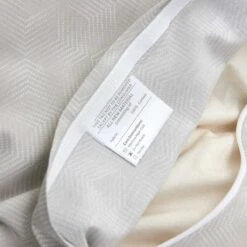 Upsilon Smoky Gray Pattern Cotton Duvet Cover -qbedding store Upsilon Pattern Cotton Duvet Cover 6