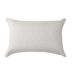 Upsilon Smoky Gray Pattern Cotton Pillow Sham -qbedding store Upsilon Pattern Cotton Pillow Sham 2