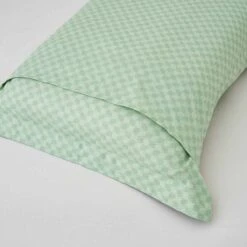 Xi Matcha Green Pattern Cotton Pillow Sham 18 Xi Matcha Green Pattern Cotton Pillow Sham -qbedding store Xi MatchaGreen Cotton Pillow Sham 3