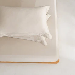 Coco Apricot Premium Cotton Fitted Sheet -qbedding store Y00 1257