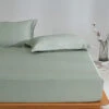 Sunny Green Premium Cotton Fitted Sheet 1 Sunny Green Premium Cotton Fitted Sheet -qbedding store Y00 1284