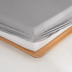 Rio Gray Premium Cotton Fitted Sheet 17 Rio Gray Premium Cotton Fitted Sheet -qbedding store Y00 1384