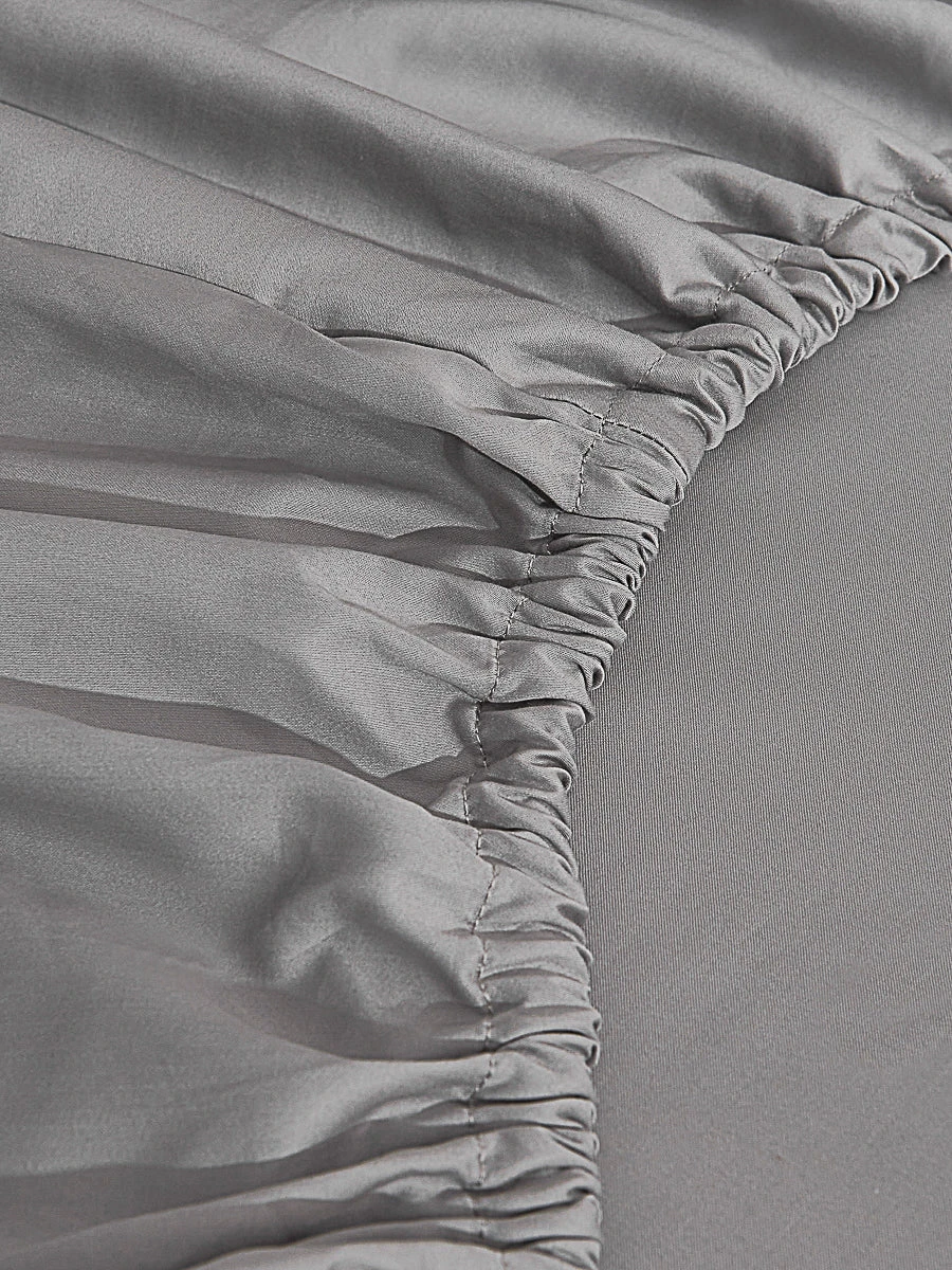 Rio Gray Premium Cotton Fitted Sheet 4 Rio Gray Premium Cotton Fitted Sheet - Image 2