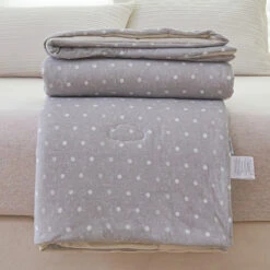 Lithe Polka Dot Cotton Light Comforter -qbedding store Y00 1526 2