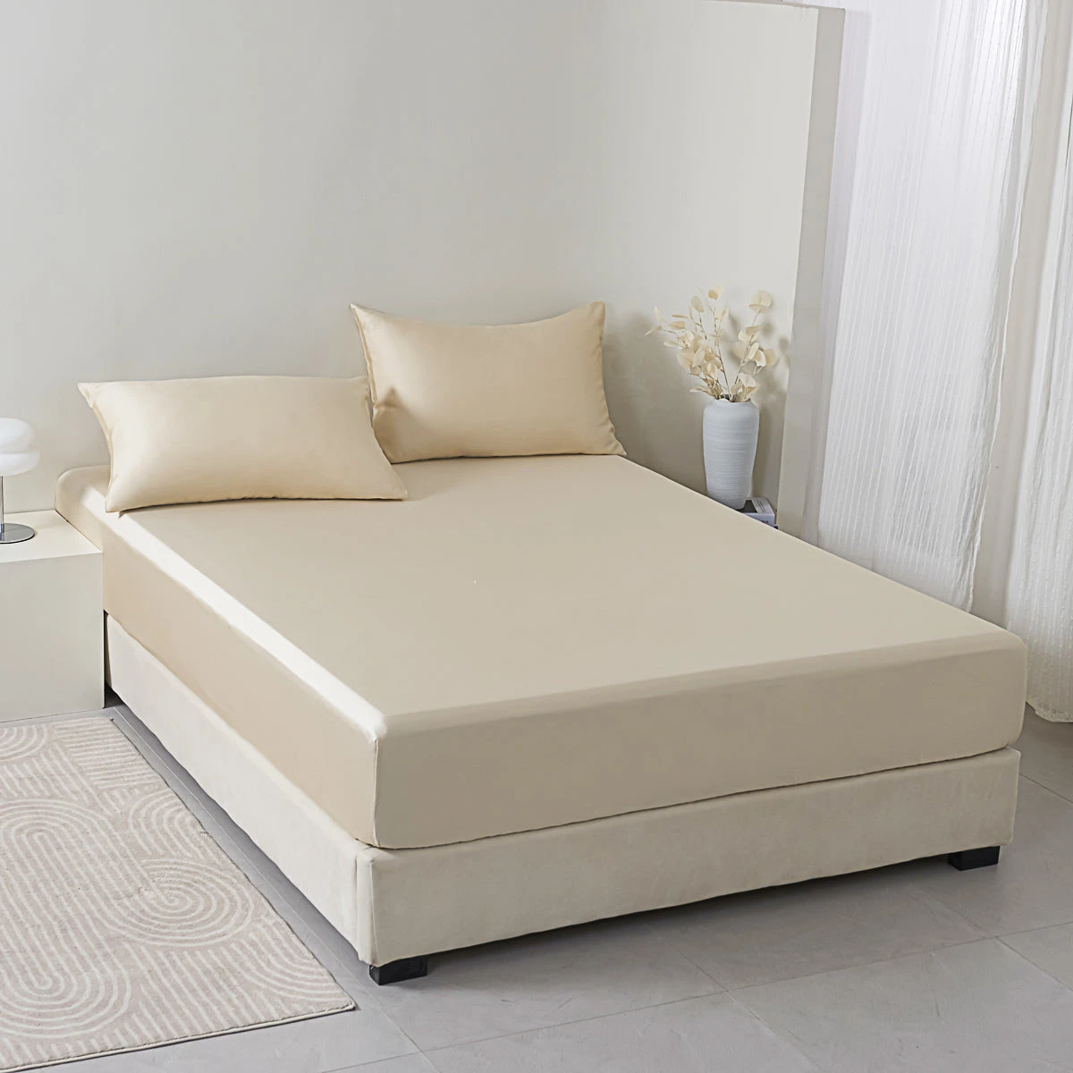 Phantom Gold Tencel™ Fitted Sheet 7 Phantom Gold Tencel™ Fitted Sheet - Image 5